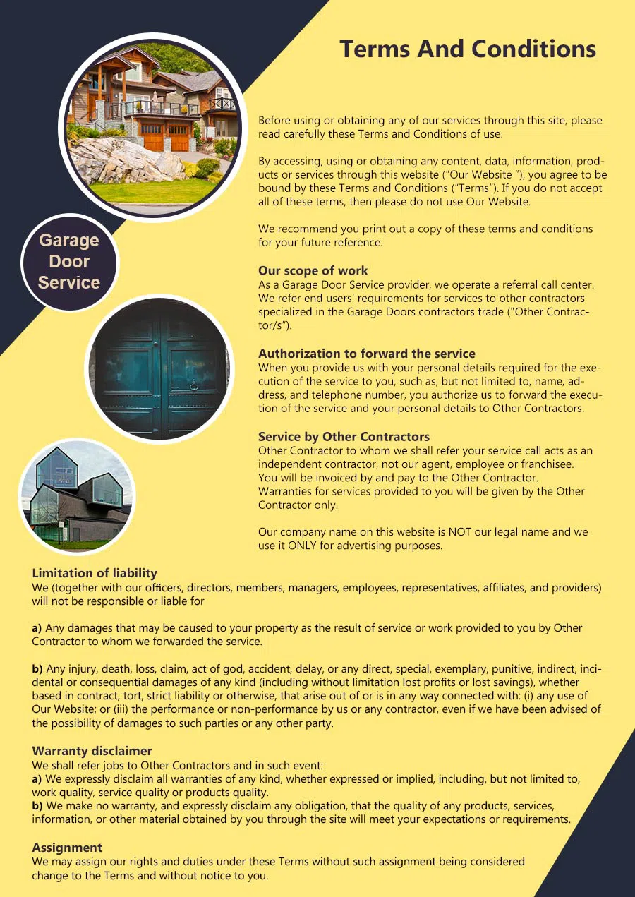 Elite Garage Door Service Union City, NJ 862-294-0012 - terms6